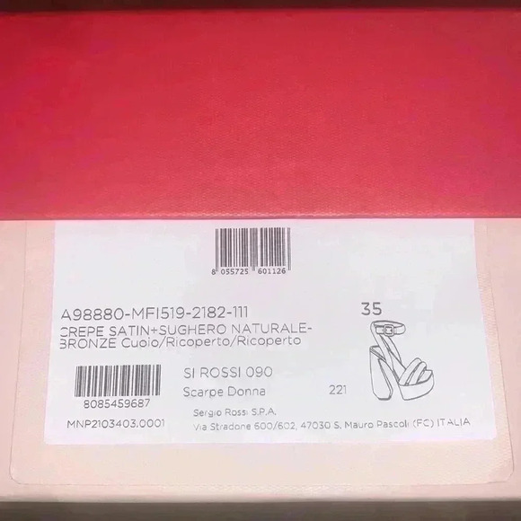 Si Rossi Satin Platform Sandal - Picture 14 of 15